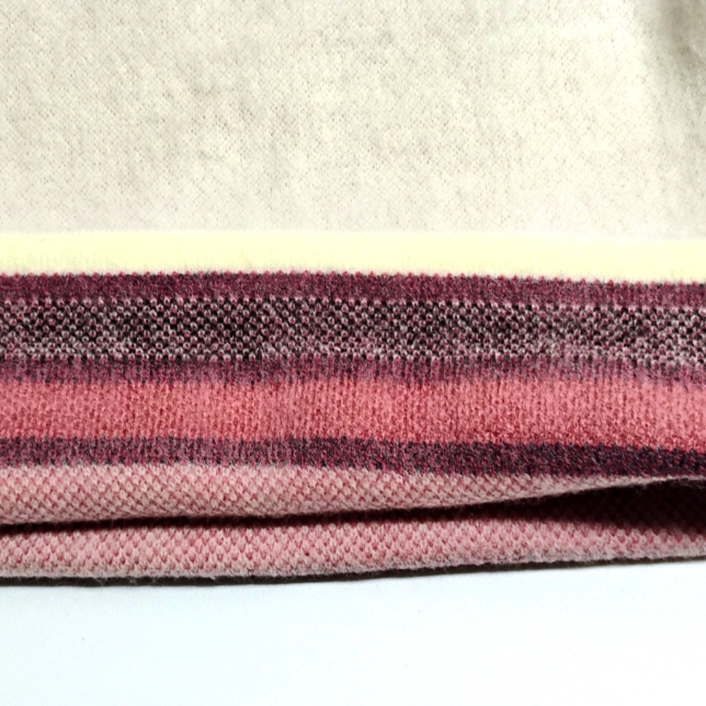Andino Artisans Alpaca Wool Sweater Women's Sz 10 Crew Neck V-3 - Picture 9 of 11